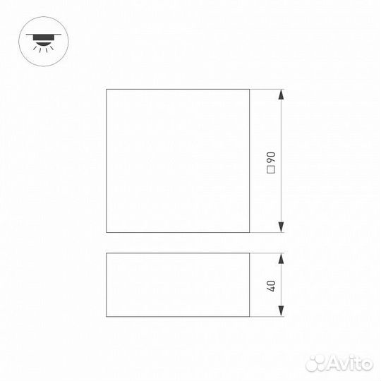 Светильник Грильято Arlight grigliato 038336