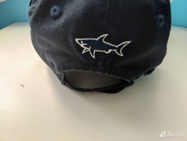 Кепка бейсболка муж Paul&Shark красная и чёрная