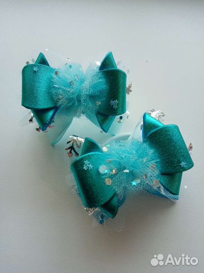 Зимние бантики под заказ и в наличии