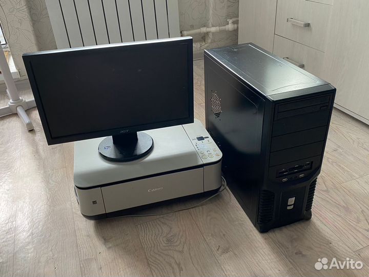 Компьютер и принтер