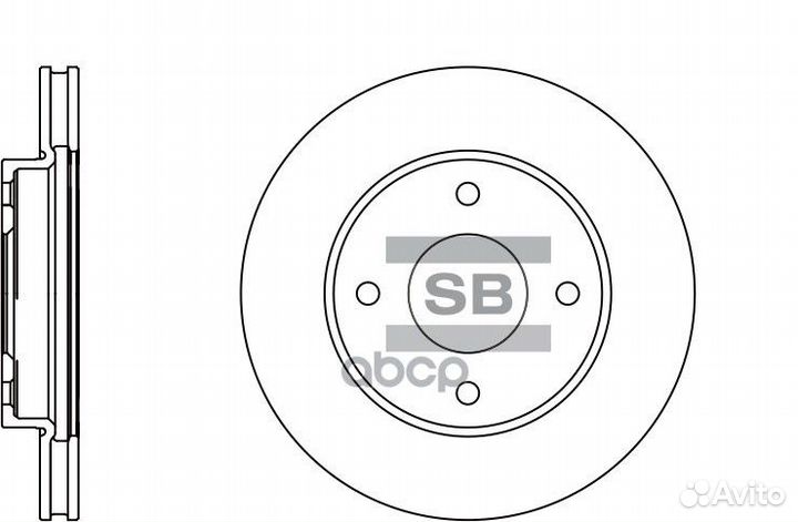 Диск тормозной SD4207 (40206-EE320) SD4207 Sang