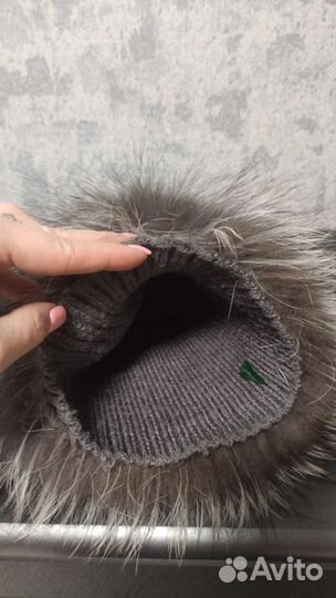 Шапка из чернобурки женская