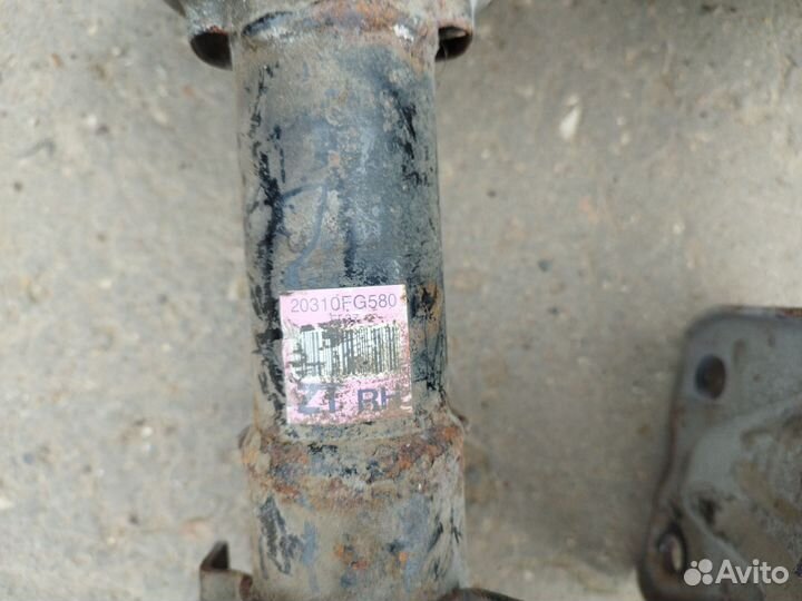 Передние амортизаторы subaru impreza GRB GVF