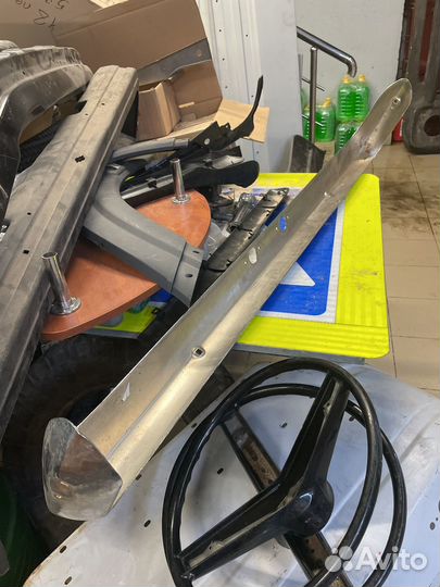 Бампер задний Москвич иж 412 хром