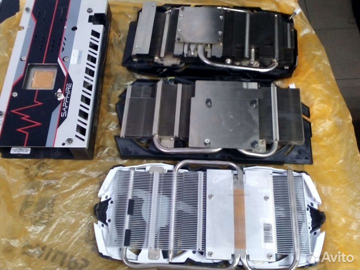 Охлаждения для видеокарт his,nitro sapphire,msi