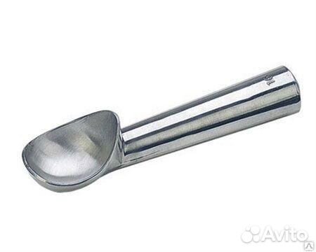 Ложка для мороженого без механизма цвет серебро