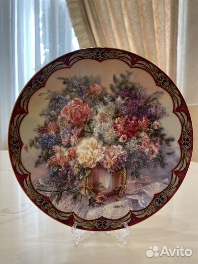 Коллекционная тарелочка Lena Liu. Лена Лю. США