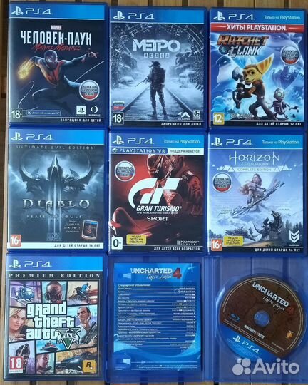 Игры на ps4 диски