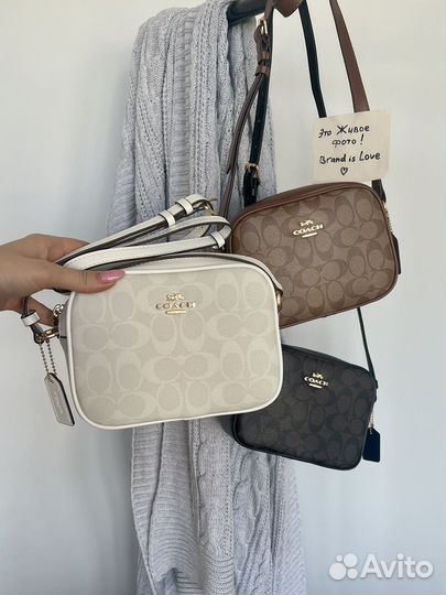 Сумка кросс боди coach 3 цвета