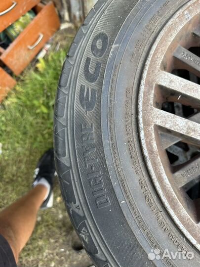 R15 Dunlop Eco EC 201 195/65, PCD 4x108 DIA 63.3