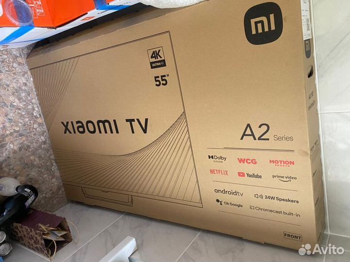 Коробка от 55 го телевизора Xiaomi A2