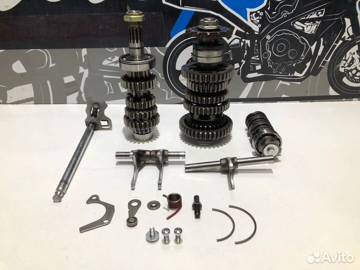 Кпп в сборе Kawasaki ZZR 400-2 1994г