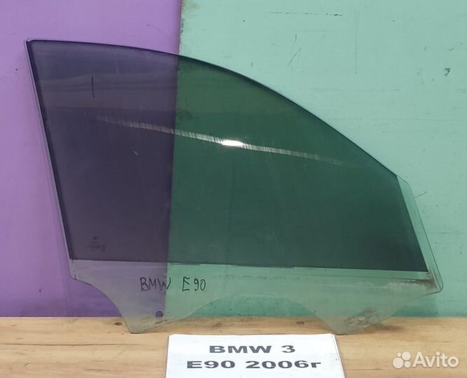Стекло двери передней Lh BMW 3 E90/E91, 2006г