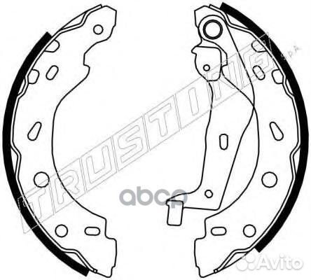 Колодки тормозные 052124 Trusting