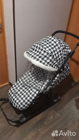 Детские санки коляска