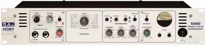 TL Audio 5060 ivory 2 Preset Valve Compressor
