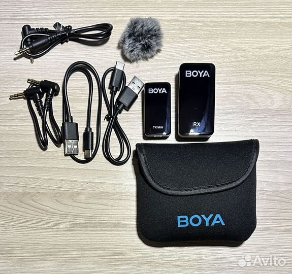 Петличный WiFi микрофон boya BY-XM6-S1 Mini