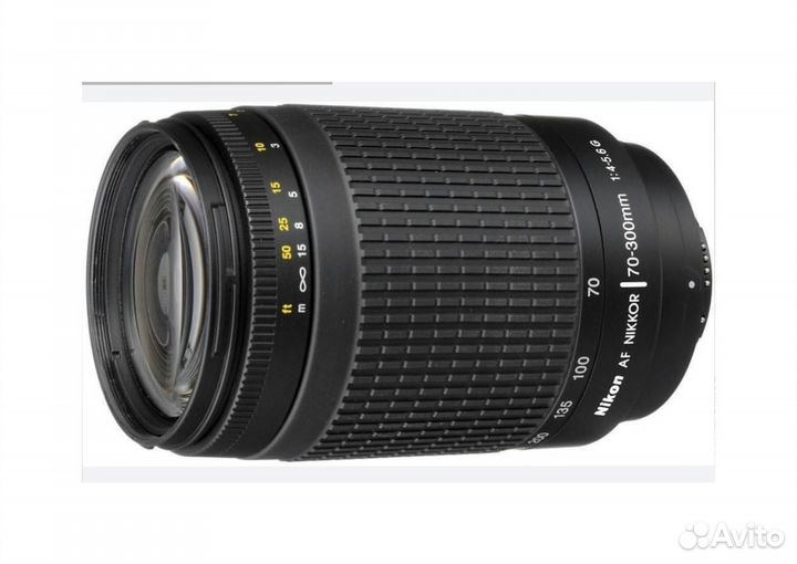 Объектив nikon ED AF nikkor 70-300 mm 1:4-5.6 D
