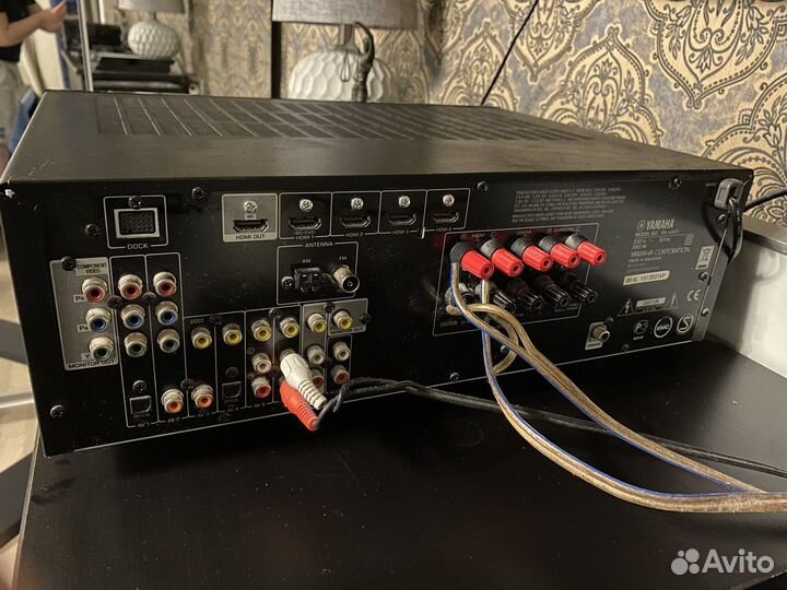 Комплект ресивер Yamaha RX V471 и колонки JBL E80