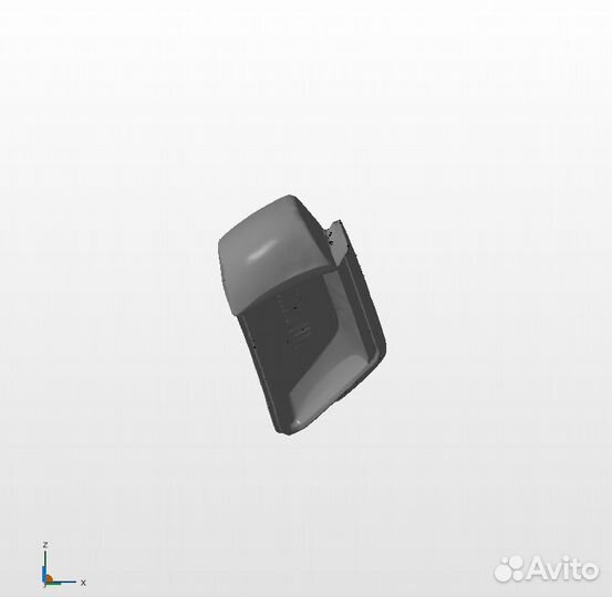 3D модель - стекло повторителя поворотника Siber