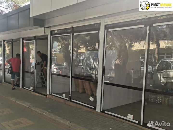 Раздвижные алюминиевые окна, двери, витражи