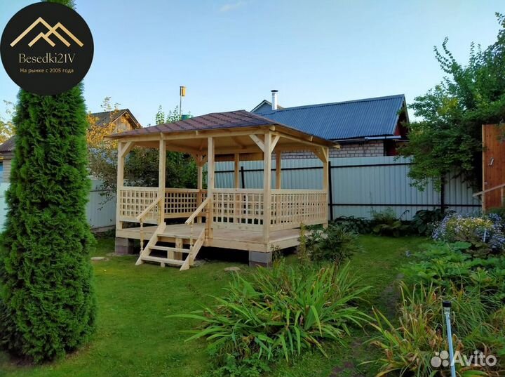 Беседка открытая