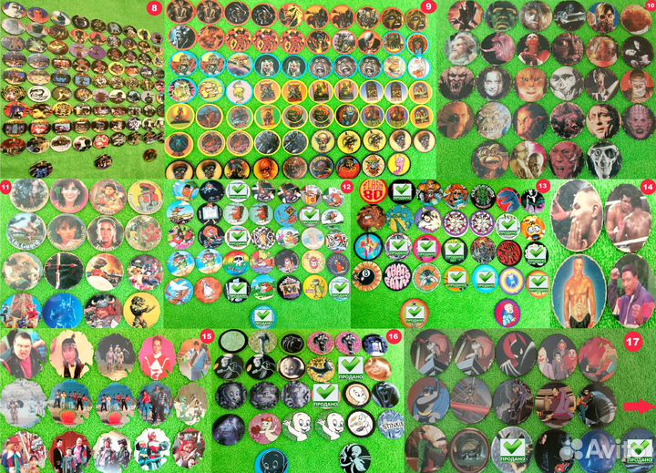 Фишки кепсы 90-х большой выбор