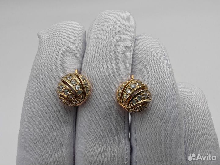 Золотые Серьги 585 пробы. Рассрочка