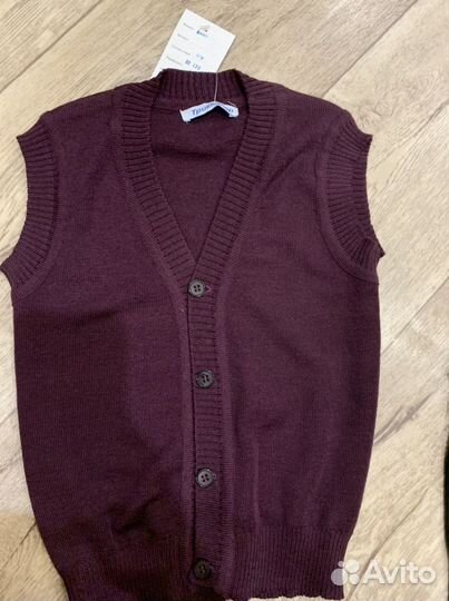 Жилетка для мальчика школьная 128 рост