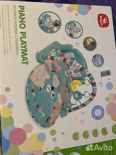 Игровой коврик с пианино