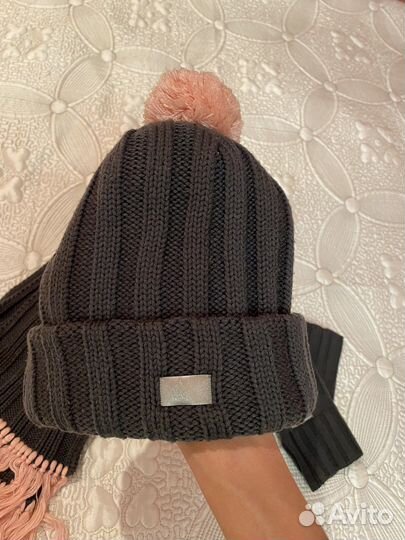 Шапка и шарф adidas