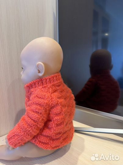 Кофточка вязаная для куклы