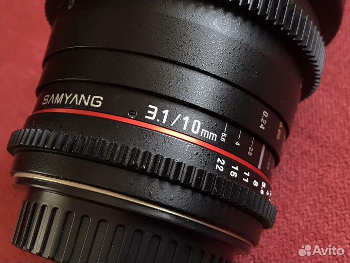 Обьектив Samyang Cine 10mm T3.1 Canon EF (Crop)