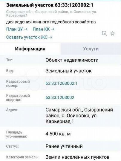 Участок 45 сот. (ИЖС)