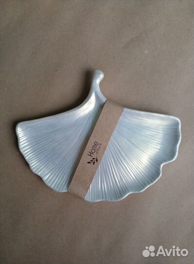 Декоративная тарелка из гипса, декор для дома