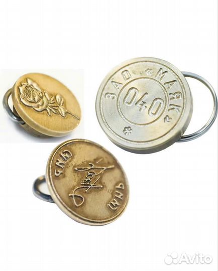 Гравировка пломбиров. Рекламные штампы. Печати