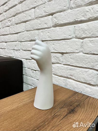 Силиконовая форма для гипса и бетона Рука