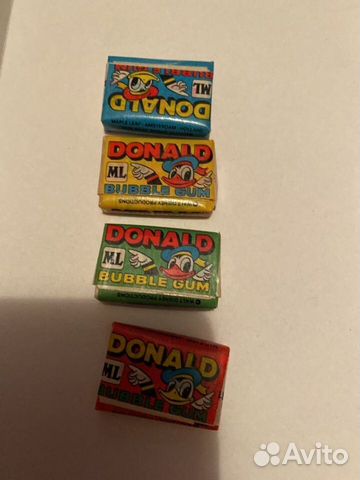 Жевательная резинка donald ML bubble gum купить в Москве | Хобби и ...