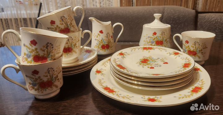 Сервиз чайный Fine China Budlet ivory