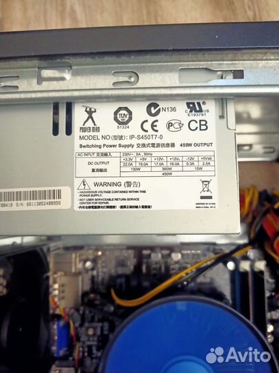 Intel core i3-4160/64ssd/GTX 550ti 1Gb
