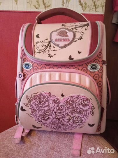 Ранец Рюкзак школьный для девочки across