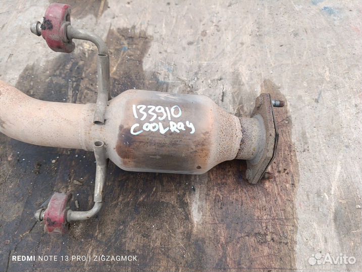 Катализатор с приемной трубой глушителя