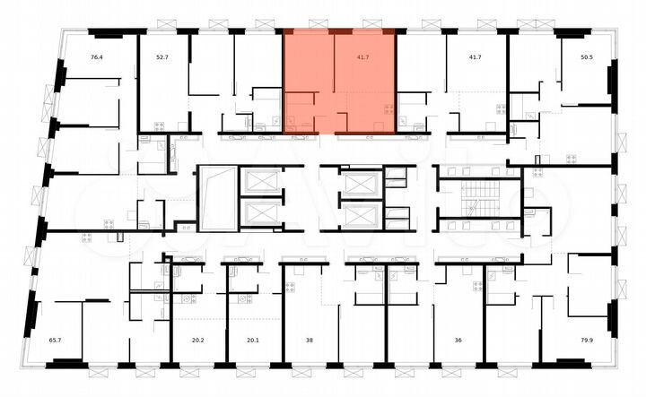 2-к. квартира, 41,7 м², 10/33 эт.