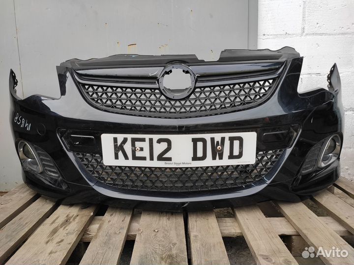 Бампер передний на Opel Corsa D OPC Рестайлинг