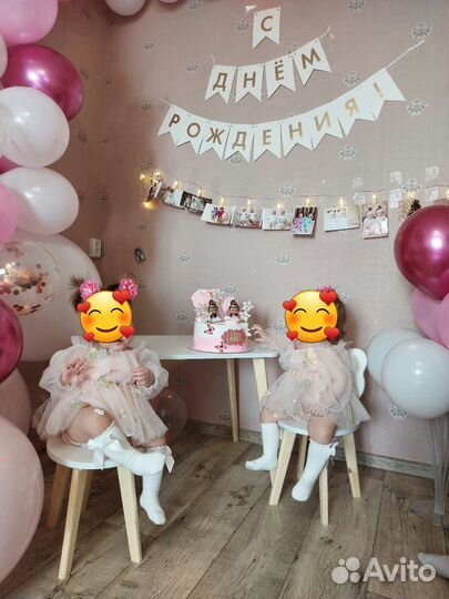 Платье для девочки либо двойни