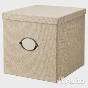 Kvarnvik кварнвик Коробка с крышкой, бежевый, 32x3