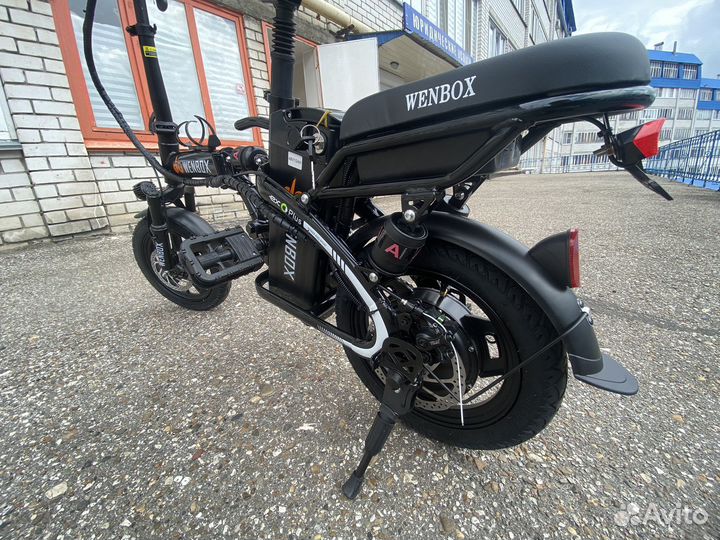 Электровелосипед складной 400W. 2 сиденья. 35км/ч