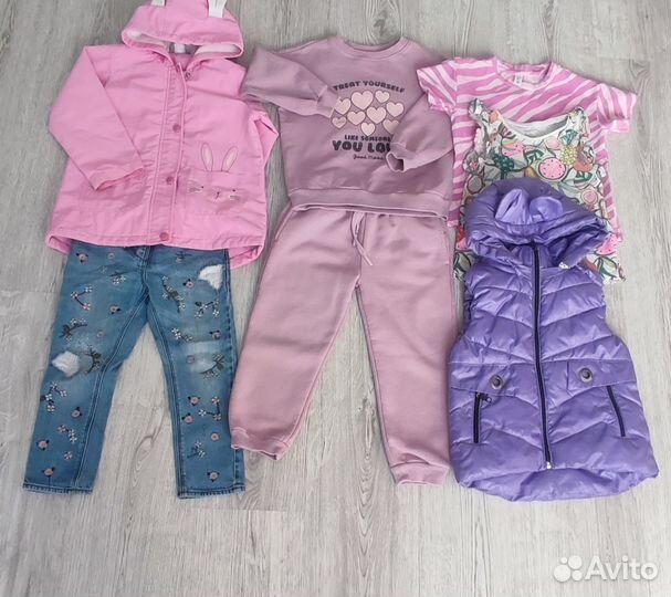 Пакет одежды для девочки 98- 104