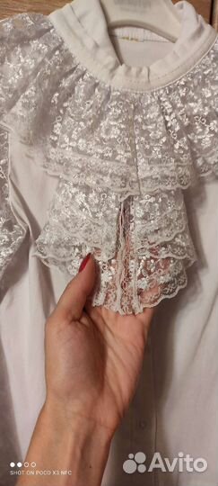 Блузка школьная 122-128