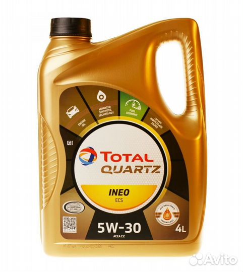 Моторное масло Total Quartz Ineo ECS 5W-30 синтети